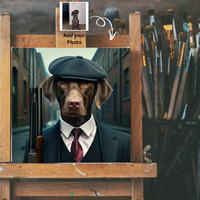The Dapper Gangster Pet Portrait