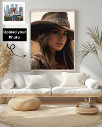 Have Your Loved Ones Photo Printed With This Western Theme