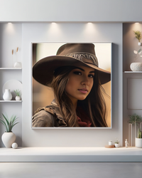 Have Your Loved Ones Photo Printed With This Western Theme