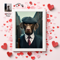 The Dapper Gangster Pet Portrait